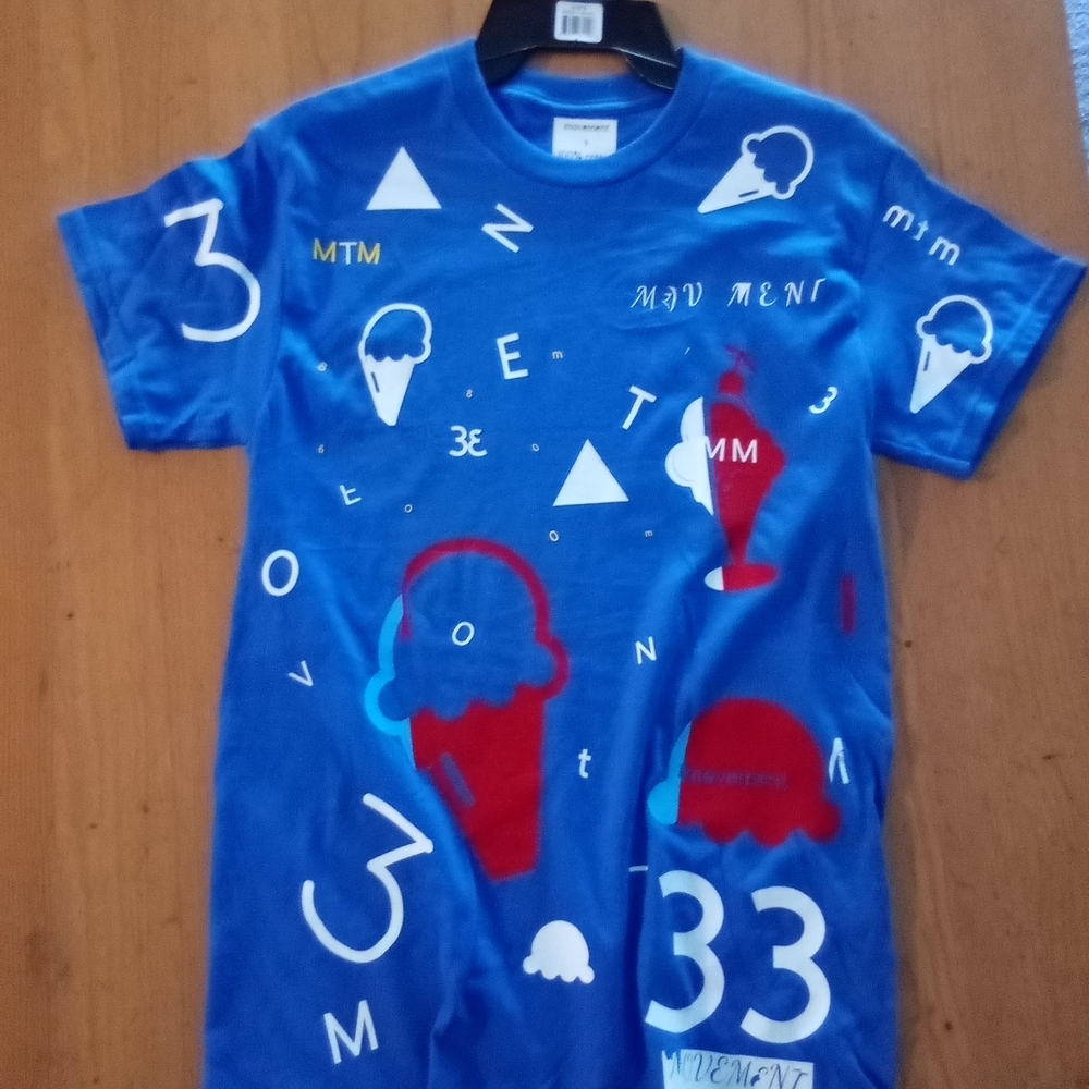 Blue Ice Cream Graphic Tee